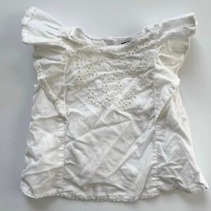 GAP White Short Sleeve Kids Shirt